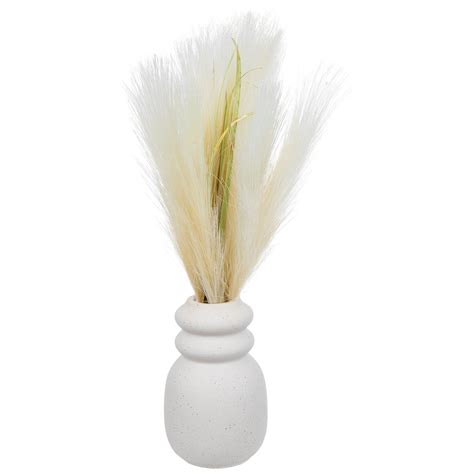 It is very short and the pictures they display are inaccurate. . Hobby lobby pampas grass